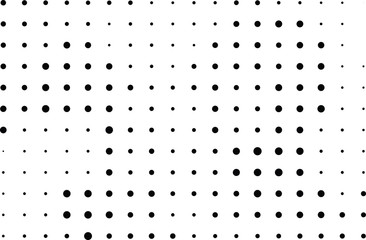 Abstract halftone dotted background. Monochrome grunge pattern with dot and circles.  Vector modern pop art texture for posters, sites, business cards, cover, postcards, labels, stickers layout.