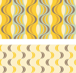 retro style asian pattern honey blue