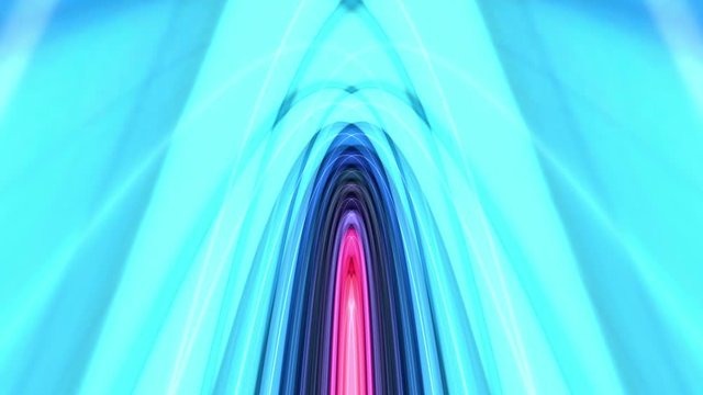 Abstract Explosive Cyberspace Animation Background, Loop, 4k