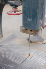 Machinery and work tools in the carpentry