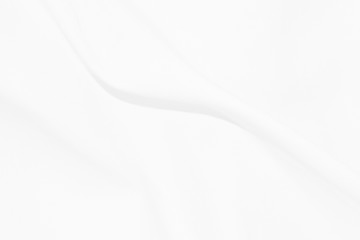 Obraz premium White cloth background With soft waves,abstract
