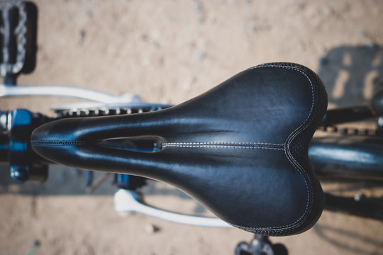 Bicycle seat designed to be soft to support the bottom while cycling without fatigue.