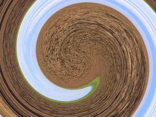 Funnel abstract pattern. Swirl, spiral, multi-colored pattern as a background.
