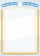 Border made with Guatemala national flag.