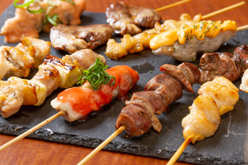 焼き鳥盛り合わせ
