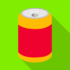 Vector design of bottle and soda icon. Set of bottle and carbonated vector icon for stock.