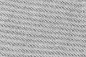 White natural texture of knitted wool textile material background. White cotton fabric woven canvas texture