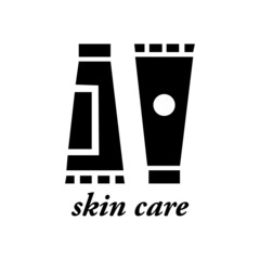 Obraz na płótnie Canvas skincare icon vector - illustration