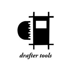drafter icon vector - illustration