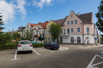 Old town in Ostroleka, Mazowieckie, Poland