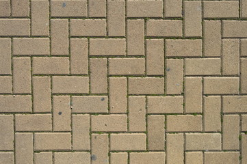 Beige brick patterned backgroud