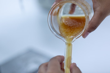 Biodiesel production is the process of producing the biofuel, biodiesel, in laboratory.