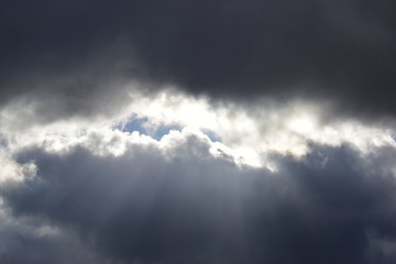 Fototapeta na wymiar clouds against a blue sky