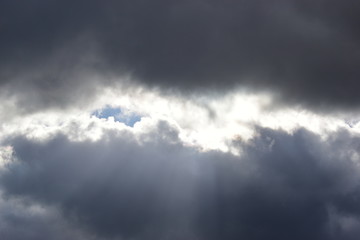 clouds against a blue sky