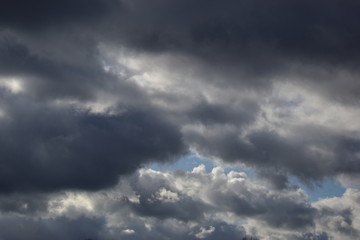 clouds against a blue sky