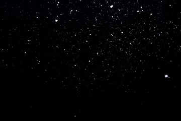 snow on a black background. snow texture