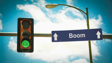 Street Sign to Boom