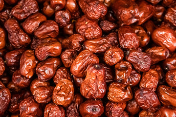 Close up of dried dates