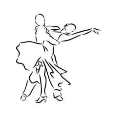 Couple dancers 