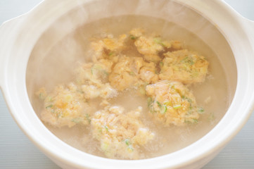 鮭つくね鍋
