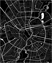 map of the city of Eindhoven, Netherlands