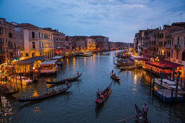 Fototapeta na wymiar Venice Italy Canal August 2019