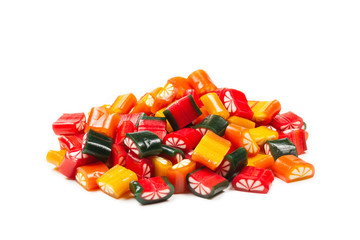 Citrus colorful candies. Jelly sweets,