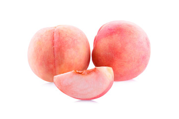 Fruit Peach isolated on white background