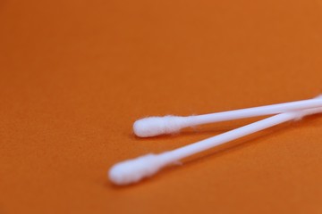 isolated, white, cotton, hygiene, clean, swab, medicine, object, spoon, care, stick, ear, medical, equipment, health, tool, kitchen, blue, healthcare, closeup, macro, beauty, knife