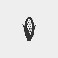 corn icon vector illustration and symbol foir website and graphic design