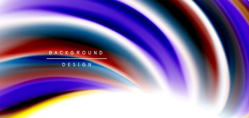 Silk smooth lines on white, liquid fluid color waves. Vector Illustrations For Wallpaper, Banner, Background, Card, Book, Illustration, landing page, cover, placard, poster, banner, flyer, design