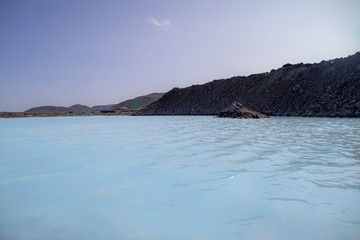 Blue sly and blue lagoon