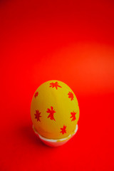 beautiful Easter egg with pattern