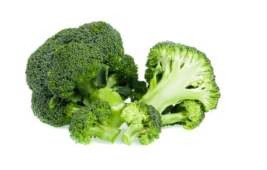 broccoli isolated on white