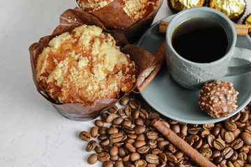 delicious sweets on the table