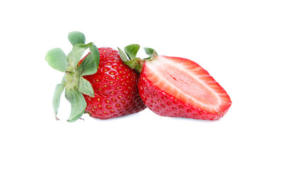 strawberry isolated on white