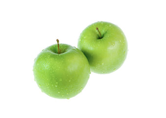 green apple isolated