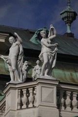 Detail of the Belverede Palace, Vienna