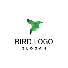 minimalist bird vector logo template