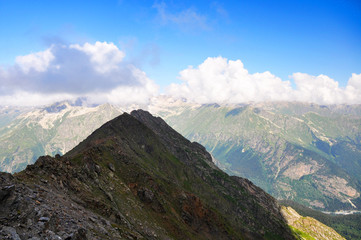 Obraz na płótnie Canvas Caucasus Mountains. Region Dombay