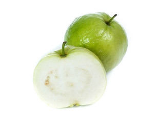 Guava isolated on white background