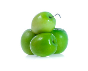 Jujube isolated on white background