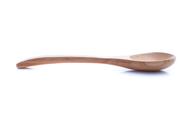 Wooden Spoon isolated on white background