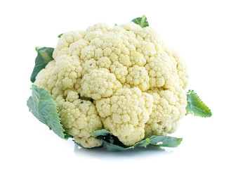 Cauliflower isolated on white background