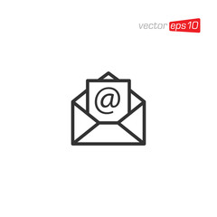 Envelope Message Icon Design Vector