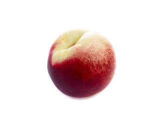 nectarines isolated on white background