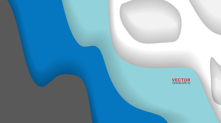 Vector background of abstract geometric shapes.wave texture .Vector design For Wallpaper, Banner, Background, Card, landing page , etc