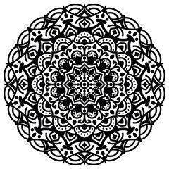 Lace pattern design on white backgroud