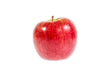 red apple isolated on white