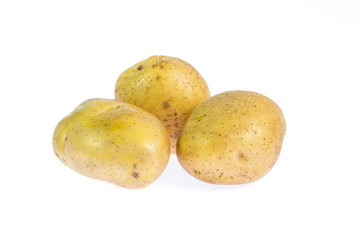 potato isolated on white background